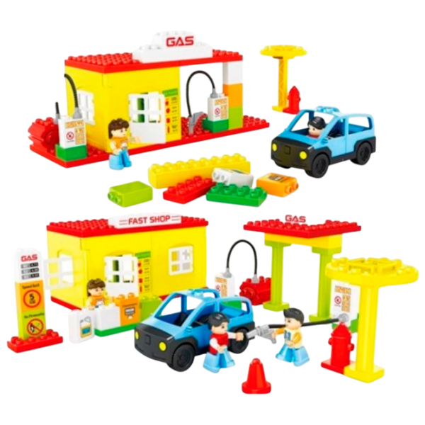 Constructor Optmarket Dubie Multicolor Numărul de piese 48, 3+ photo 1