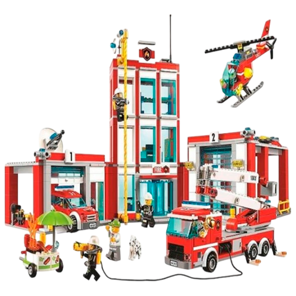 Constructor Bela Cities Multicolor Numărul de piese 958, 6+ photo 4