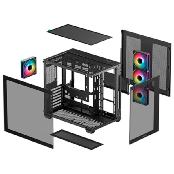 Корпус Deepcool CG530 4F Черный ITX photo 4