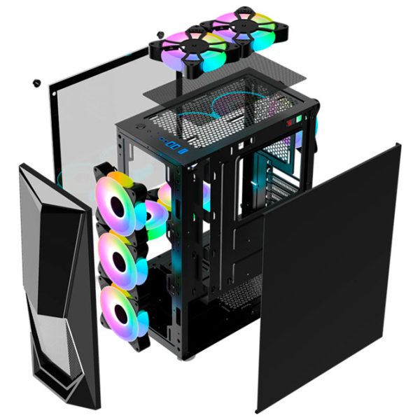 Корпус 1STPLAYER DK-3 Черный micro ATX photo 4