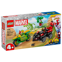 Constructor LEGO Spin and Electro Dinosaur Vehicle Chase Multicolor Numărul de piese 124, 4+