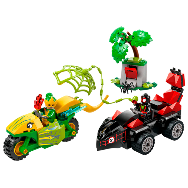 Constructor LEGO Spin and Electro Dinosaur Vehicle Chase Multicolor Numărul de piese 124, 4+ photo 2