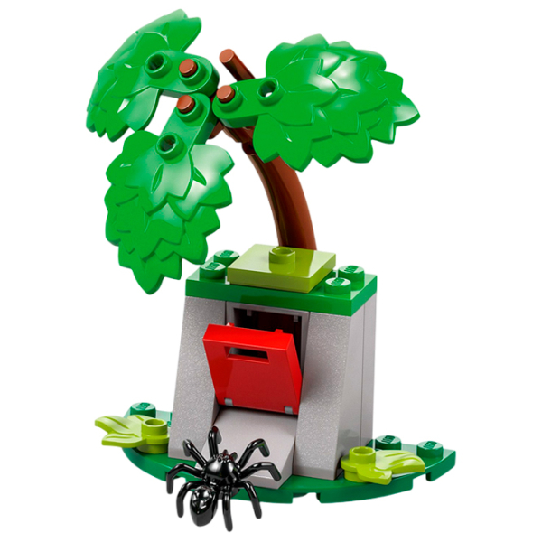 Constructor LEGO Spin and Electro Dinosaur Vehicle Chase Multicolor Numărul de piese 124, 4+ photo 4