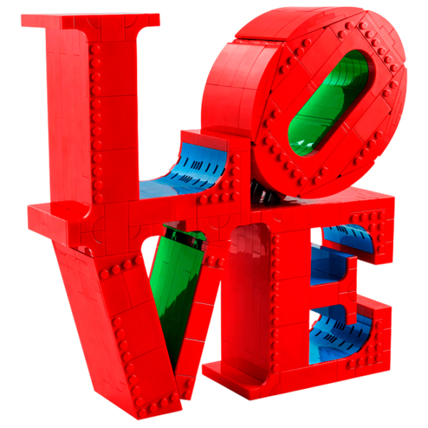 Constructor LEGO Love Red Numărul de piese 791, 18+ photo 2