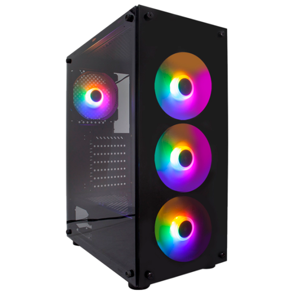 Carcasă 1STPLAYER V3-B Black micro ATX photo 1