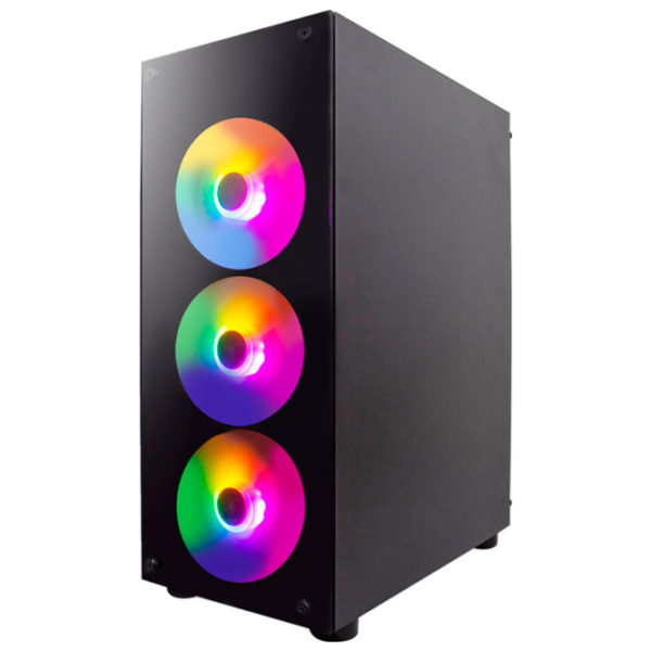 Carcasă 1STPLAYER V3-B Black micro ATX photo 2