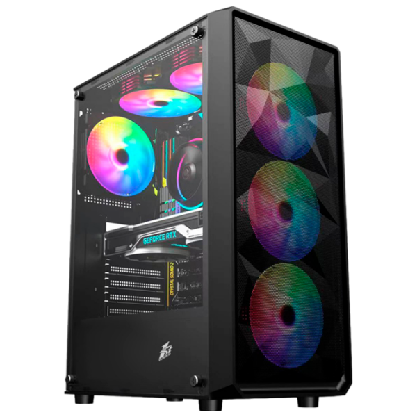 Корпус 1STPLAYER FD3 Черный ATX, M-ATX photo 1
