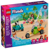Constructor LEGO Surfing Dogs and Scooter Adventure Multicolor Numărul de piese 113, 6+