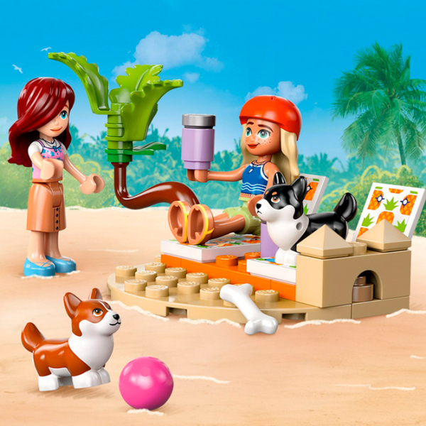 Constructor LEGO Surfing Dogs and Scooter Adventure Multicolor Numărul de piese 113, 6+ photo 3