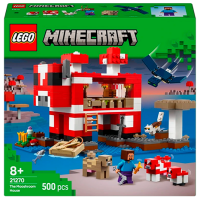 Constructor LEGO The Mooshroom House Multicolor Numărul de piese 500, 8+