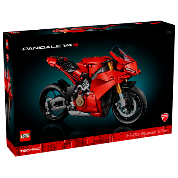 Конструктор LEGO Ducati Panigale V4 S Motorcycle Красный Количество деталей 1603, 18+ photo 1