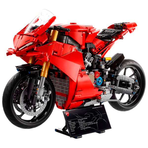 Конструктор LEGO Ducati Panigale V4 S Motorcycle Красный Количество деталей 1603, 18+ photo 2