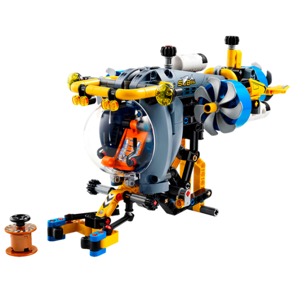 Constructor LEGO Deep-Sea Research Submarine Multicolor Numărul de piese 413, 9+ photo 2