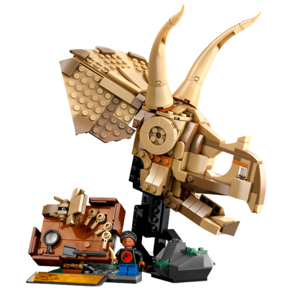 Constructor LEGO Dinosaur Fossils: Triceratops Skull Multicolor Numărul de piese 468, 9+ photo 2