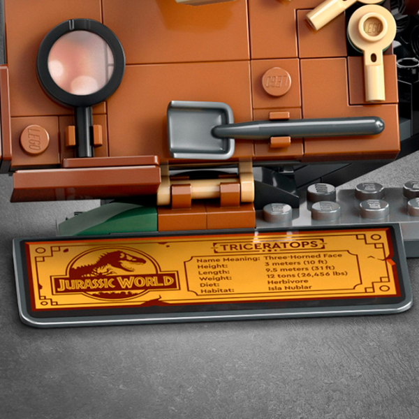 Constructor LEGO Dinosaur Fossils: Triceratops Skull Multicolor Numărul de piese 468, 9+ photo 5