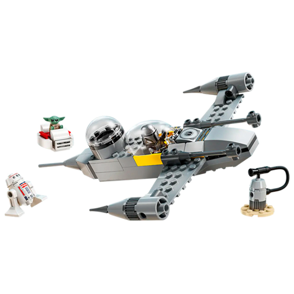 Constructor LEGO Mando and Grogu's N-1 Starfighter Multicolor Numărul de piese 92, 4+ photo 3