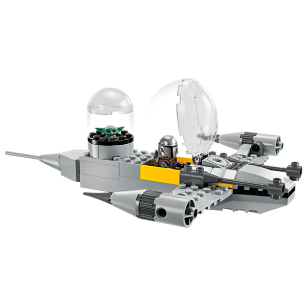 Constructor LEGO Mando and Grogu's N-1 Starfighter Multicolor Numărul de piese 92, 4+ photo 4