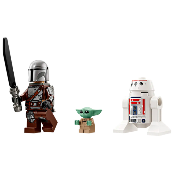 Constructor LEGO Mando and Grogu's N-1 Starfighter Multicolor Numărul de piese 92, 4+ photo 6