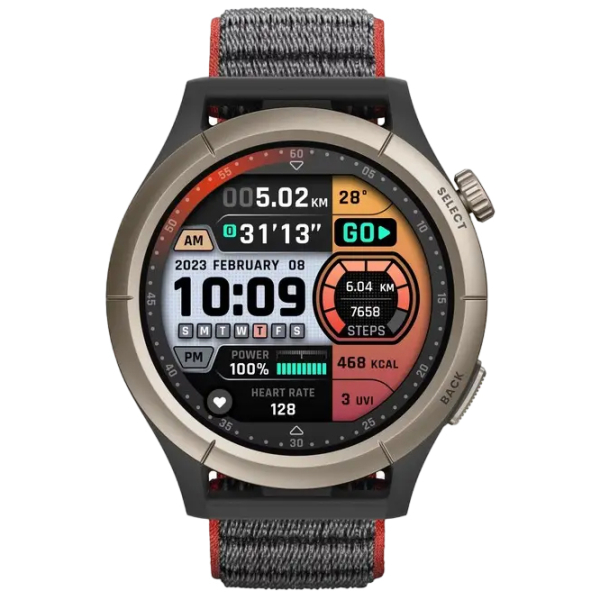 Умные часы Amazfit Cheetah Pro Черный 1.45" | 22 мм | Титан/Нейлон
|  photo 2