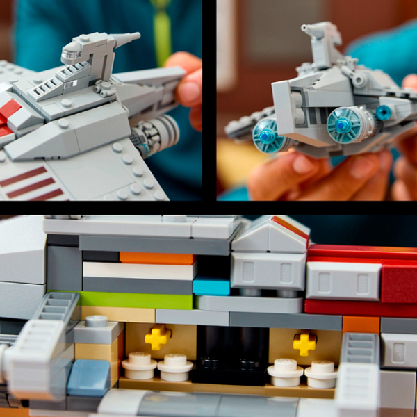 Constructor LEGO Acclamator-Class Assault Ship Gray Numărul de piese 450, 18+ photo 4