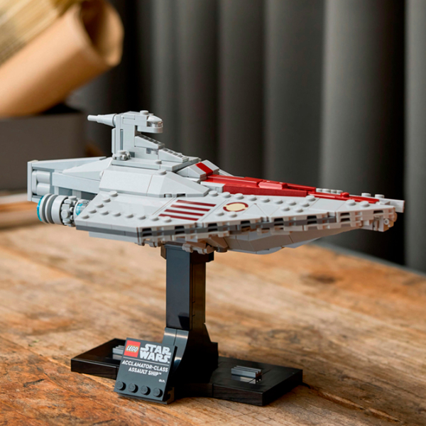 Constructor LEGO Acclamator-Class Assault Ship Gray Numărul de piese 450, 18+ photo 6