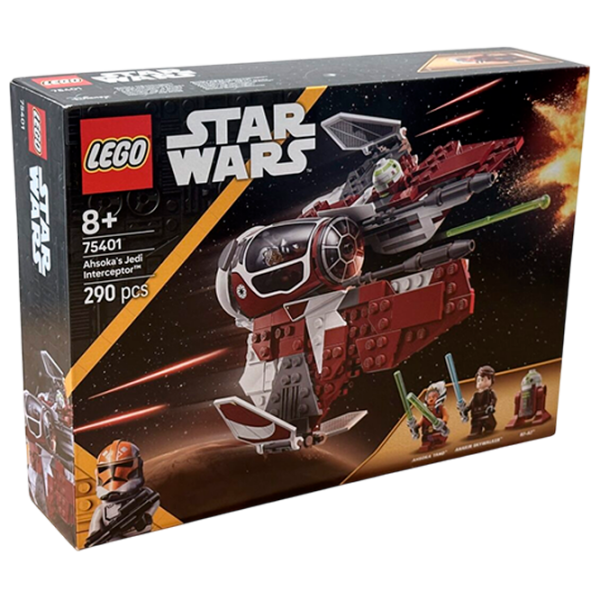 Constructor LEGO Ahsoka's Jedi Interceptor Multicolor Numărul de piese 290, 8+ photo 1