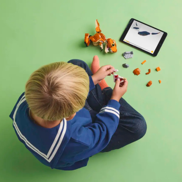 Constructor LEGO Little Eatie: T-Rex Multicolor Numărul de piese 317, 7+ photo 4