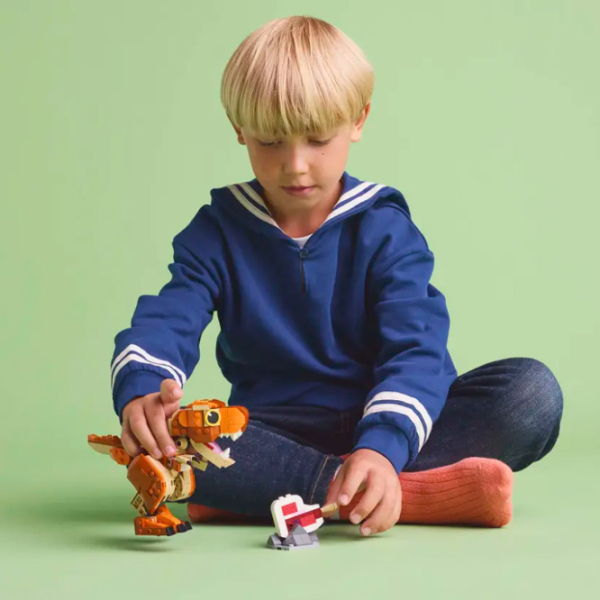 Constructor LEGO Little Eatie: T-Rex Multicolor Numărul de piese 317, 7+ photo 5