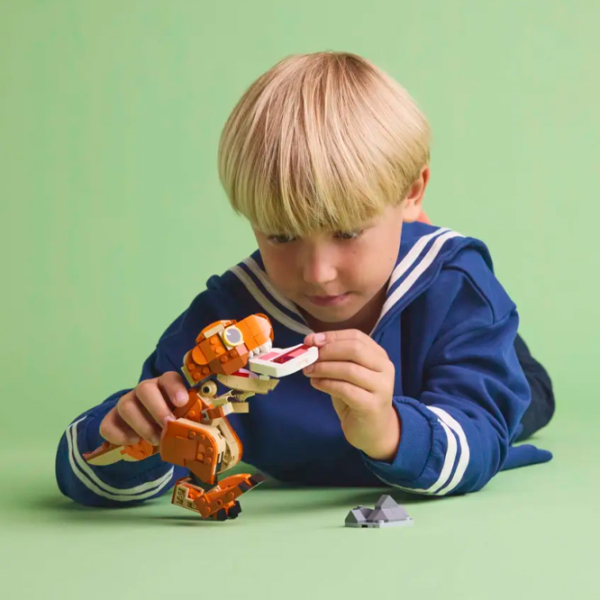 Constructor LEGO Little Eatie: T-Rex Multicolor Numărul de piese 317, 7+ photo 6