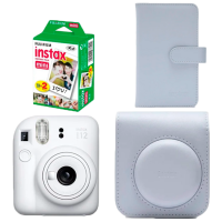 Cameră foto FujiFilm Instax Mini 12 + Film Mini Case + White , , f/12.7