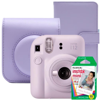 Cameră foto FujiFilm Instax Mini 12 + Film Mini Case + Purple , , f/12.7