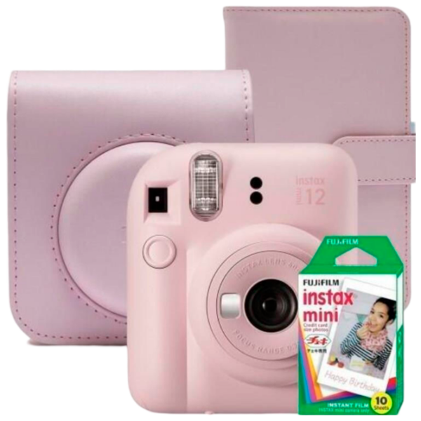 Cameră foto FujiFilm Instax Mini 12 + Film Mini Case + Pink , , f/12.7 photo 1