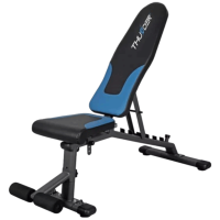 Bancă fitness Thunder QUICK Black Antrenamente de forță
