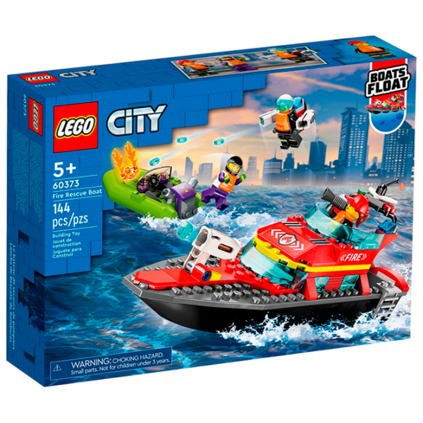 Constructor LEGO Fire Rescue Boat Multicolor Numărul de piese 144, 5+