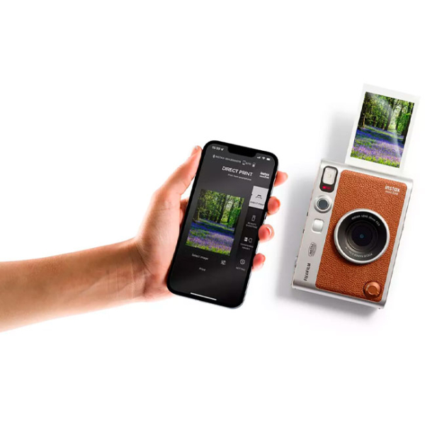 Фотоаппарат FujiFilm Instax Mini Evo + Коричневый CMOS, 4.9 МП, f/2.0 photo 7