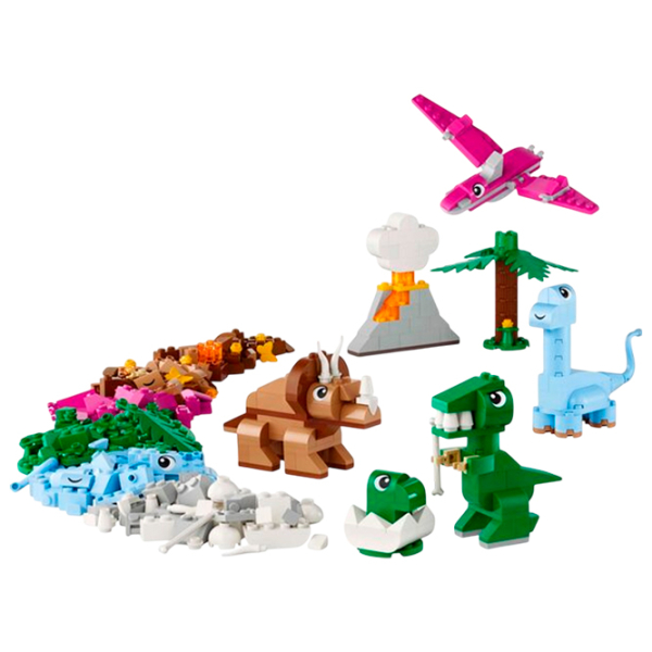 Constructor LEGO Creative Dinosaurs Multicolor Numărul de piese 450, 5+ photo 2