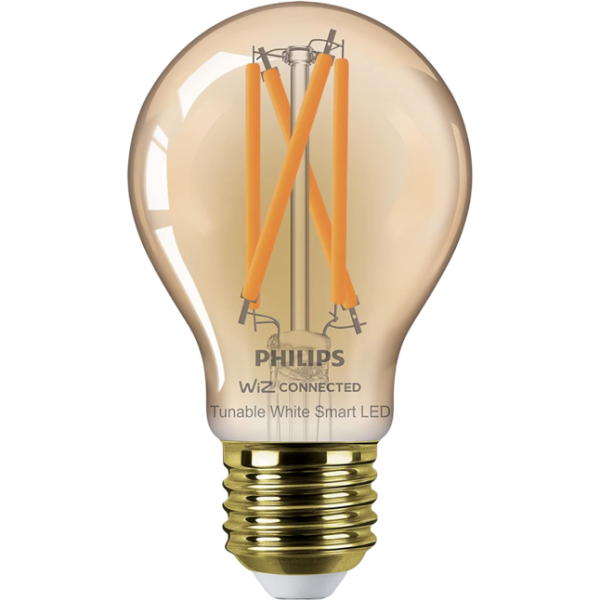 Bec inteligent LED cu filament Philips Filament Amber WIZ 929003017421 E27 | 7 W | White photo 1