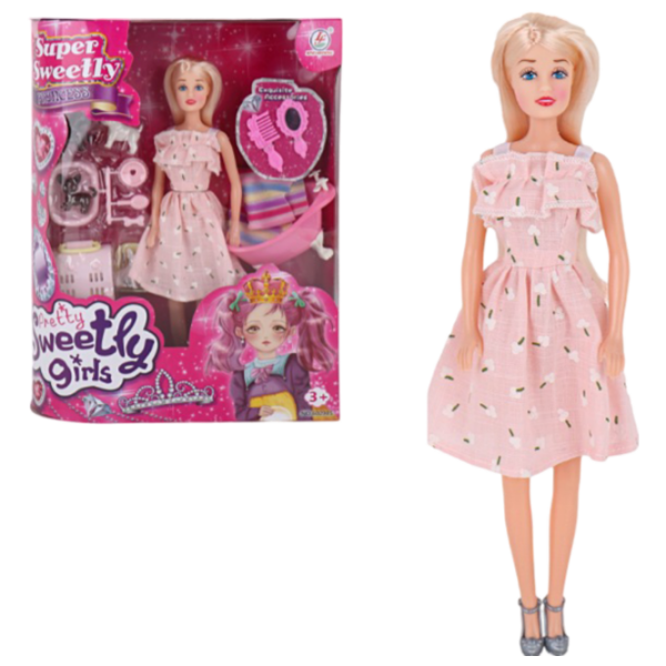 Păpușă Essa Toys Sweetly Girls model 60298HWT-2 3+ photo 3