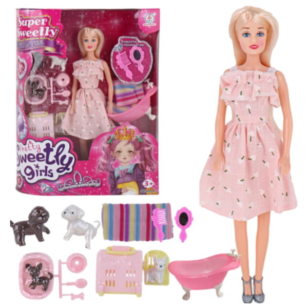 Păpușă Essa Toys Sweetly Girls model 60298HWT-2 3+ photo 4