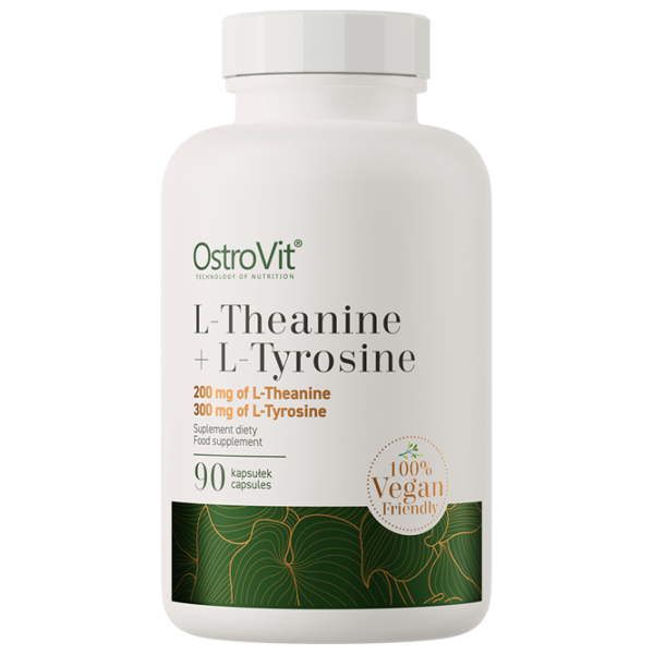 Аминокислоты OstroVit L-Theanine + L-Tyrosine (5903246227543) 45 г  photo 1