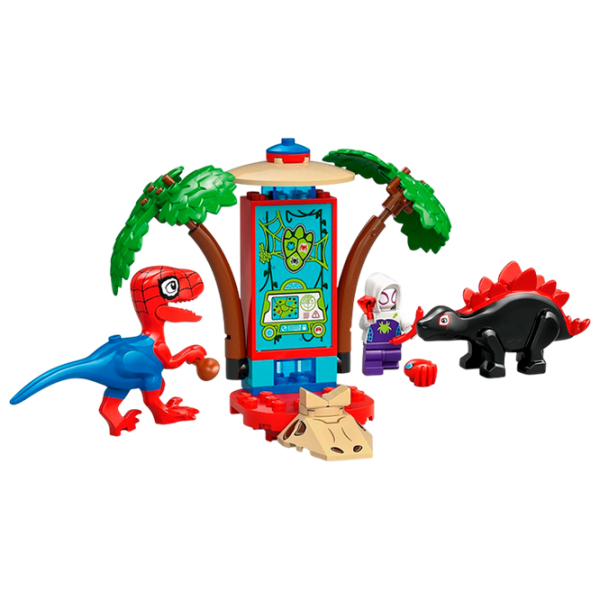 Constructor LEGO Spidey and Gobby's Raptor Battle at Tree House HQ Multicolor Numărul de piese 143, 4+ photo 4