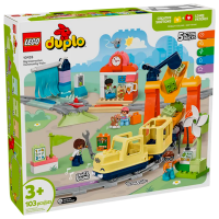 Constructor LEGO Big Interactive Community Train Multicolor Numărul de piese 103, 3+