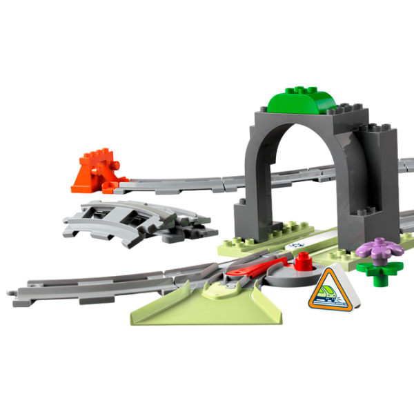 Constructor LEGO Train Tunnel and Tracks Expansion Set Multicolor Numărul de piese 20, 2+ photo 2