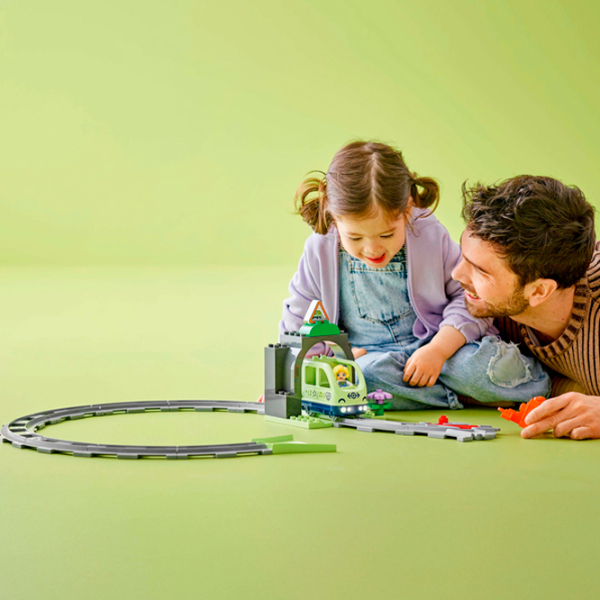 Constructor LEGO Train Tunnel and Tracks Expansion Set Multicolor Numărul de piese 20, 2+ photo 5