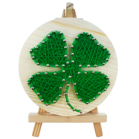 Креативный набор HiStone String Art Клевер DHAA28288 Разноцветный Для девочек, 6+