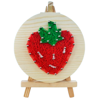 Креативный набор HiStone String Art Клубника DHAA28296 Разноцветный Для девочек, 6+