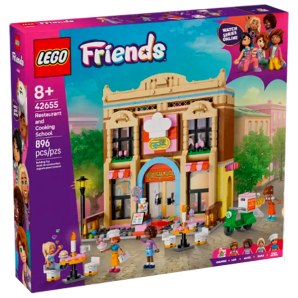 Constructor LEGO Restaurant and Cooking School Multicolor Numărul de piese 896, 8+ photo 1
