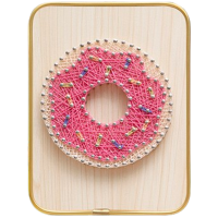 Креативный набор HiStone String Art Пончик DHBC28012 Разноцветный Для девочек, 6+