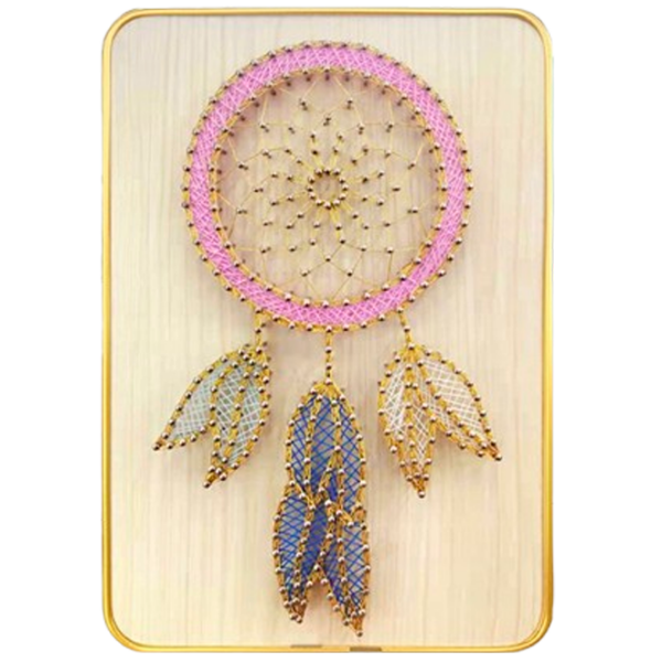 Креативный набор HiStone String Art Ловец снов DHACE28040 Разноцветный Для девочек, 6+ photo 1