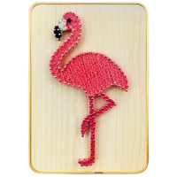 Креативный набор HiStone String Art Flamingo DHACE28041 Разноцветный Для девочек, 6+